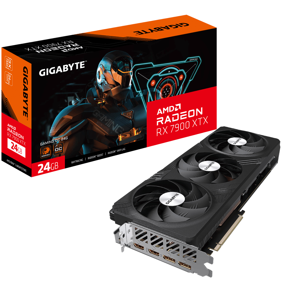 Bekijk afbeelding 8 van 7900XTX Gigabyte Gaming OC 24GB/2xDP/2xHDMI
